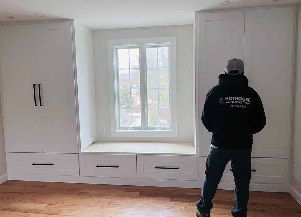 Custom cabinetry installation